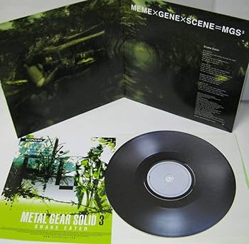 メタルギアソリッド3 E3 パンフレット　MGS3 メタルギア　限定 Amazon.co.jp: メタルギア ソリッド3 レコード型パンフレット LP