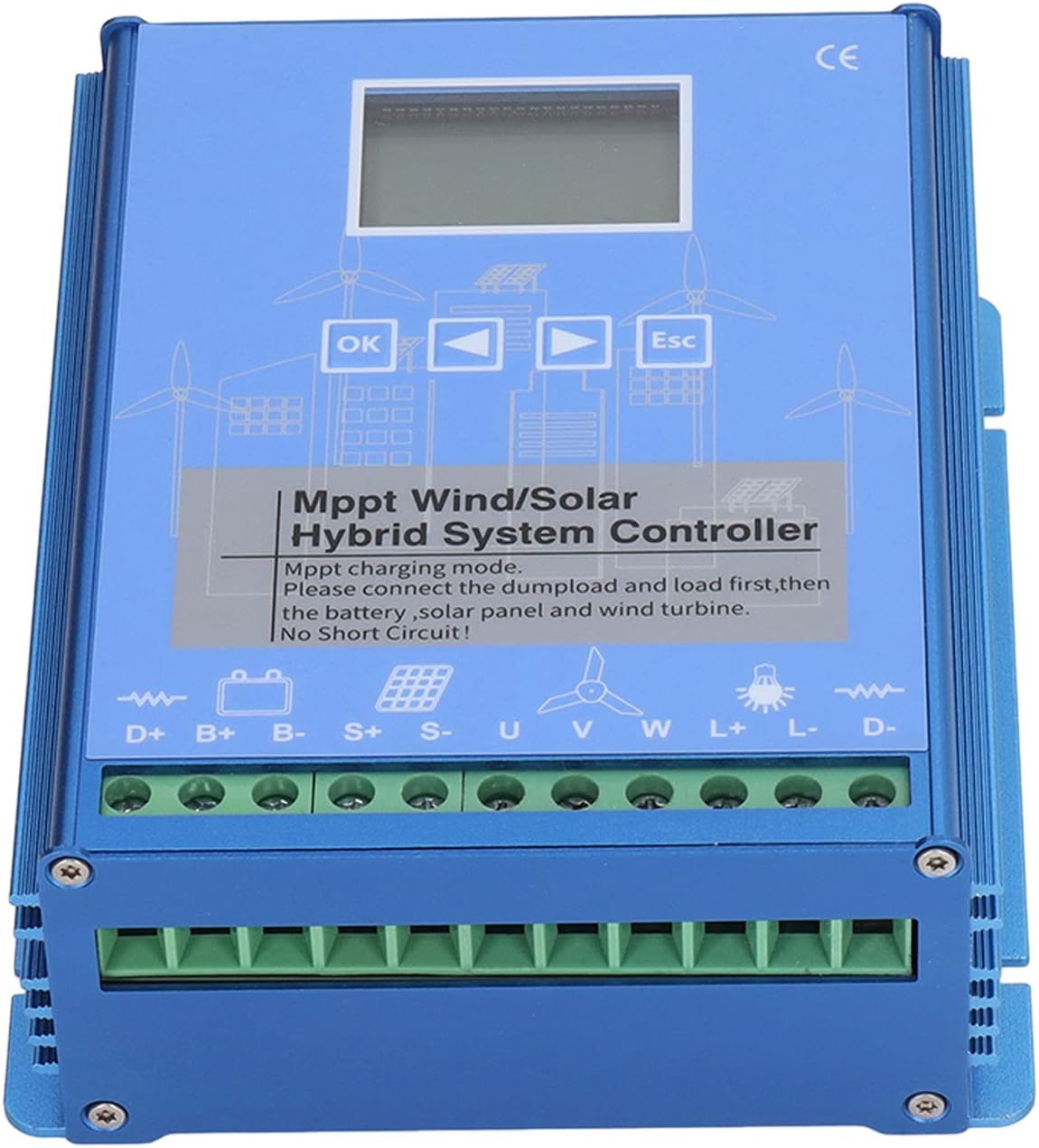 Renewable Energy Inverter Wind Solar Controller , Wind Solar Regulator Laderegler, Controller Digital Smart Regulator for System