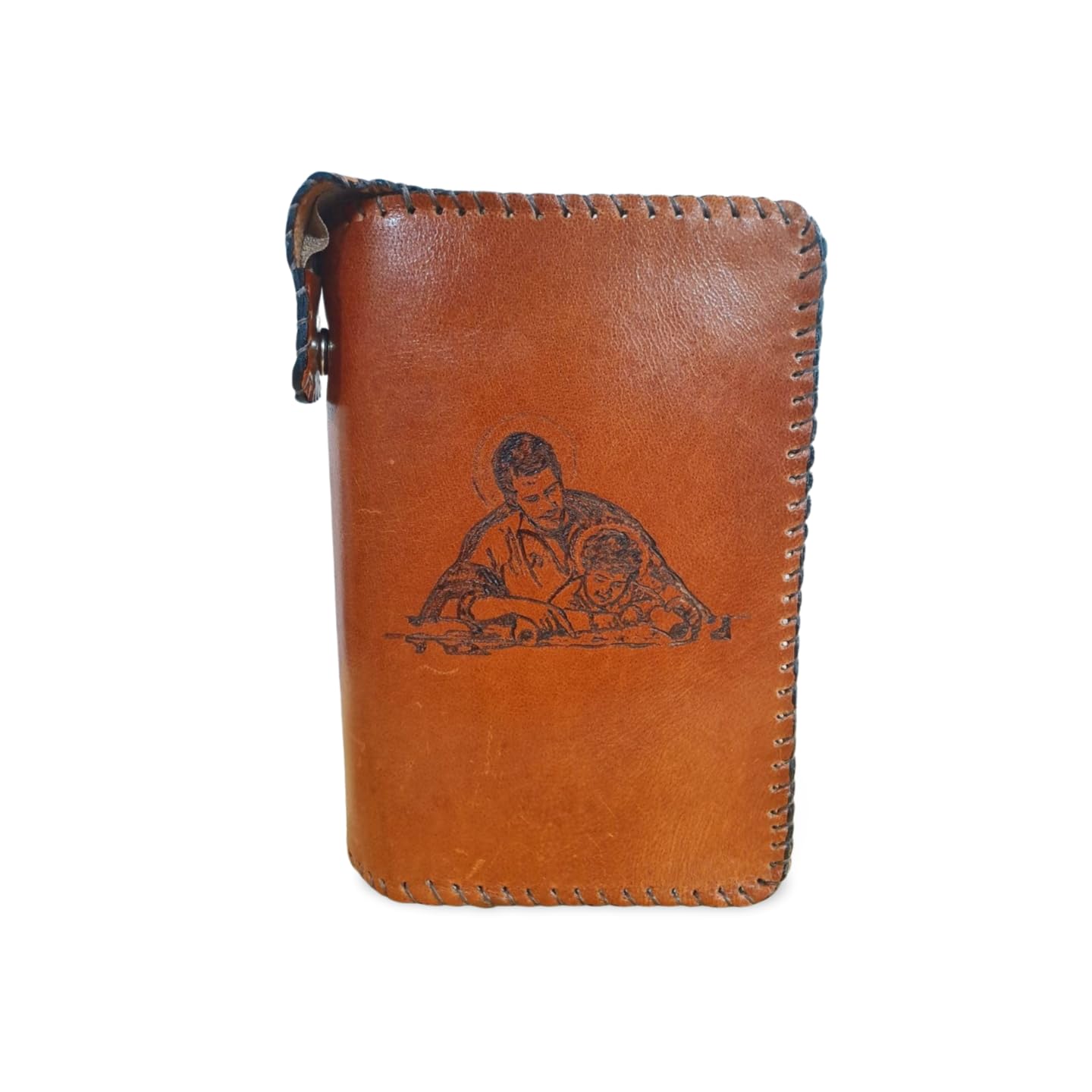 Funda de Piel para Salterio o Liturgia de las Horas (San José Paternidad)