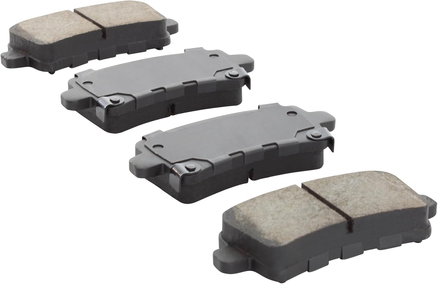 QUALITY-BUILT Rear Semi-Metallic Brake Pads, Black Series 1003-1430M, Compatible with 2010-2011 Buick/Saab (9-5,Allure,LaCrosse,Regal)