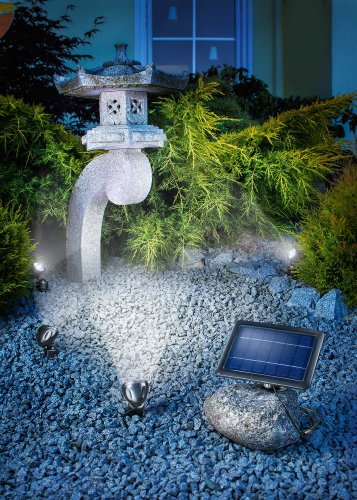 Esotec Solarspot"Quattro Power" 102142, Schwarz – Bild 4