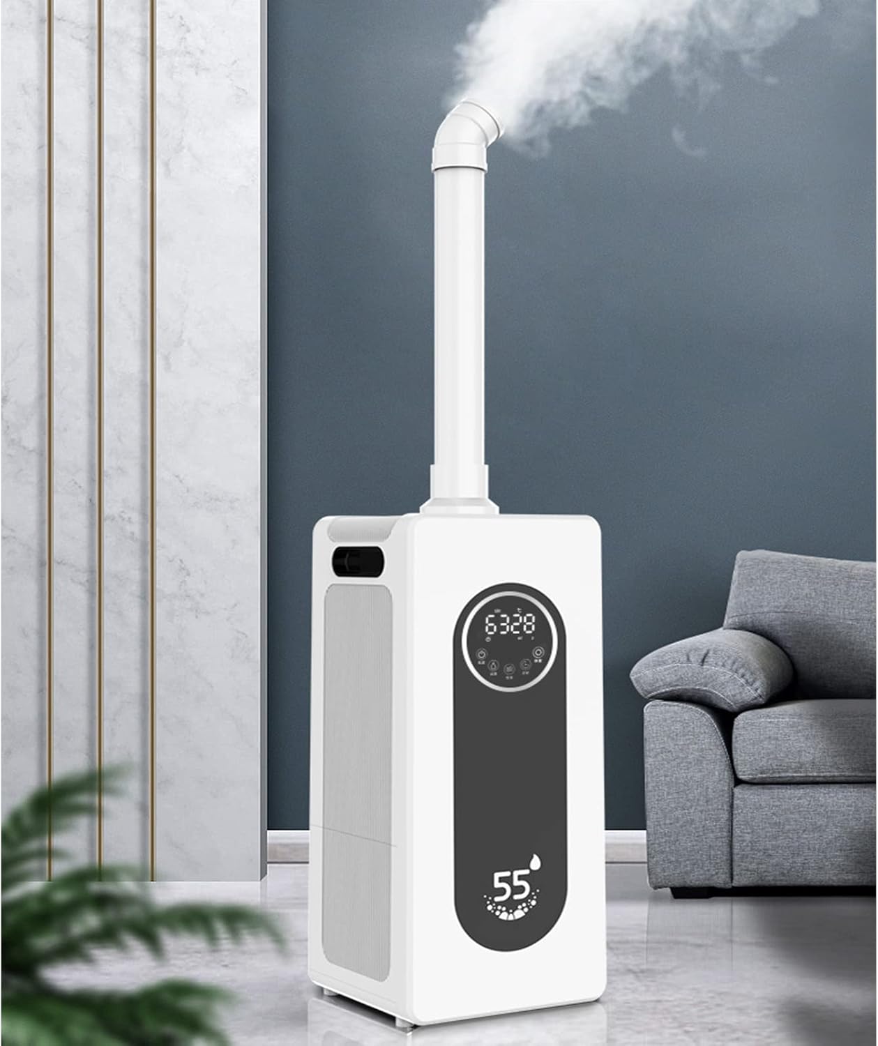 Ultra Humidifier 15L for Large Room Baby Bedroom with Remote Customized Humidity Sleep Mode LED Touch Display Three Kinds of Atomization