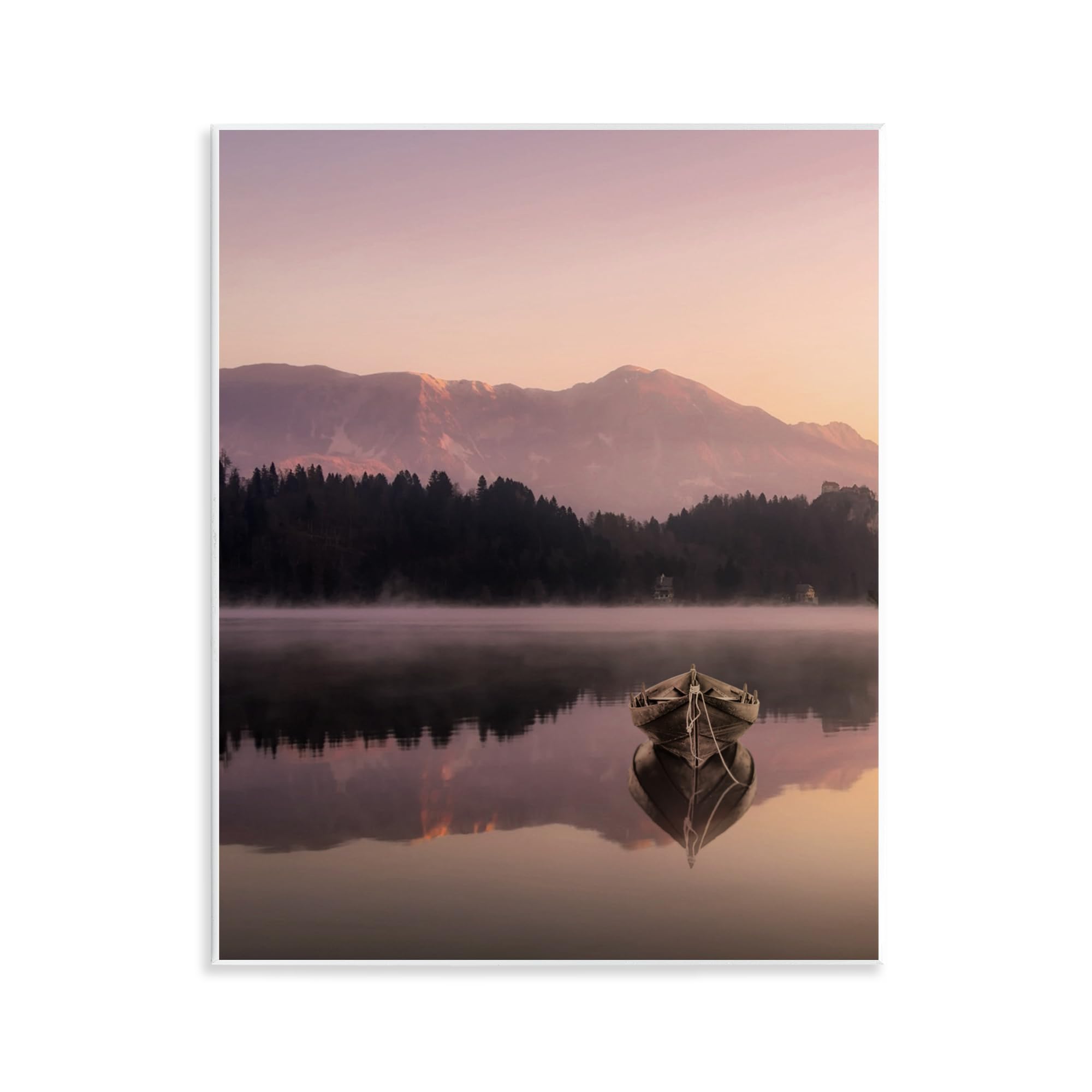 Stupell Industries Unframed 'Tranquil Lake Sunsets'| Wall Plaque Art