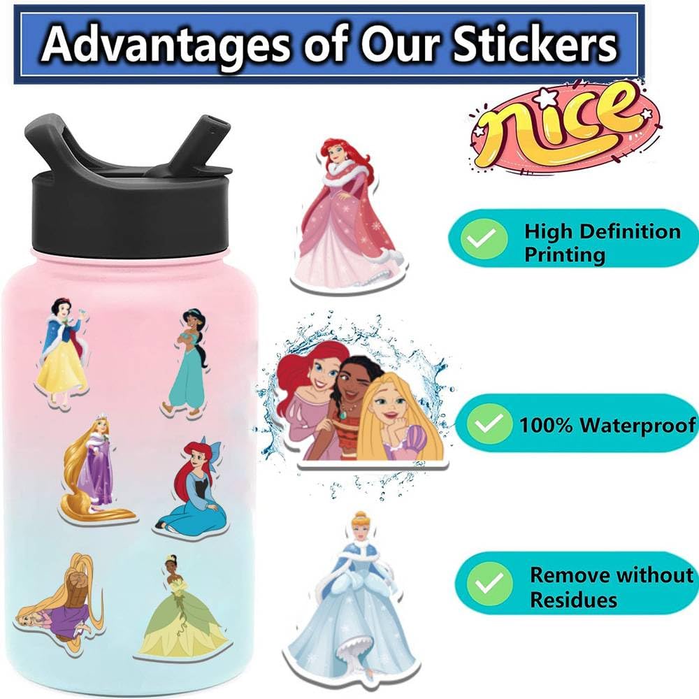50 Piezas Estéticas Priness Pegatina, Impermeables Pegatinas, Vinilo Pegatinas, Sticker Merch, Pegatina Anime, para Snowboard, Motocicleta, Guitarra Botella de Agua, Cuaderno — view 5