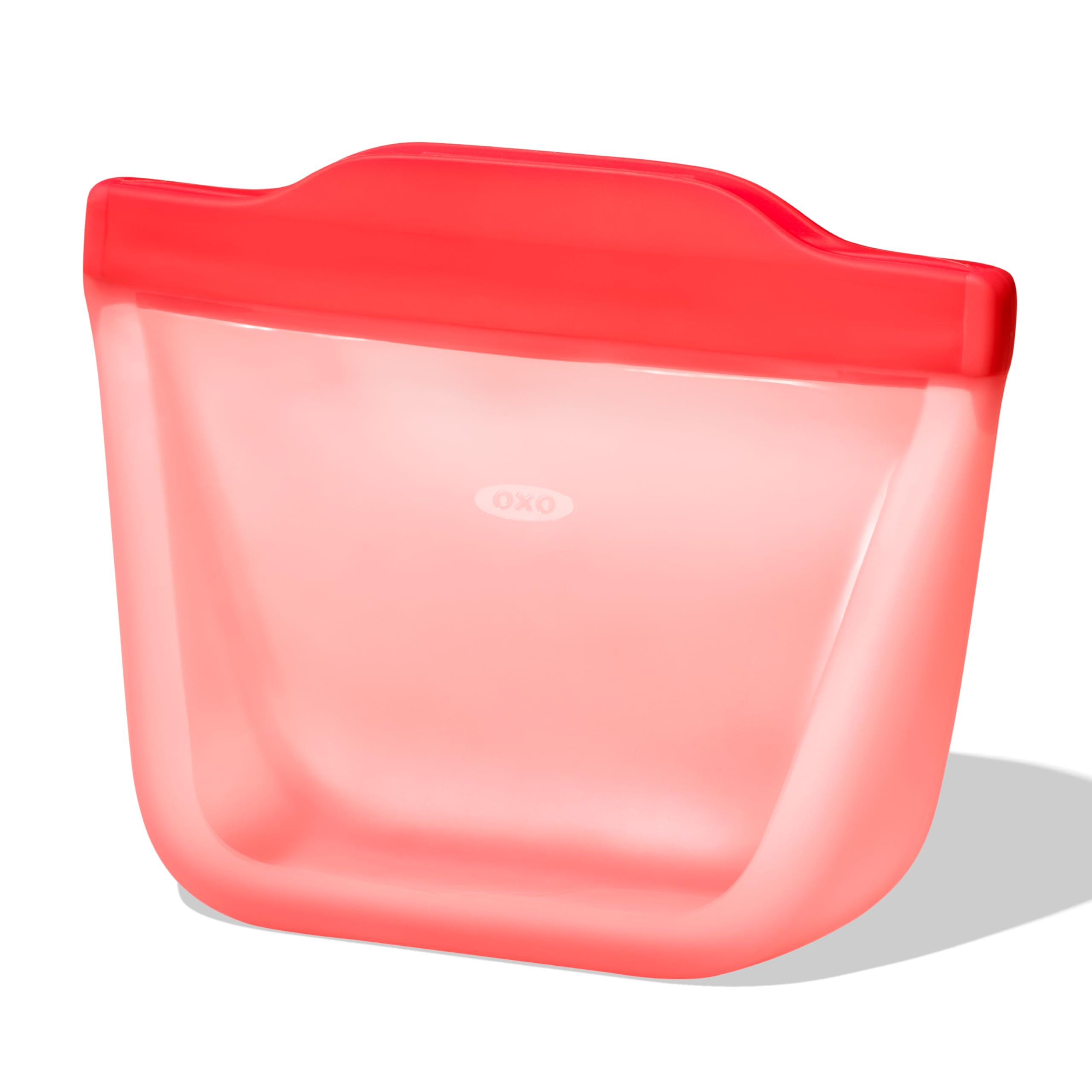 OXO Good Grips Silicone Reusable Bag – Stand-Up Snack (12 oz) – Watermelon