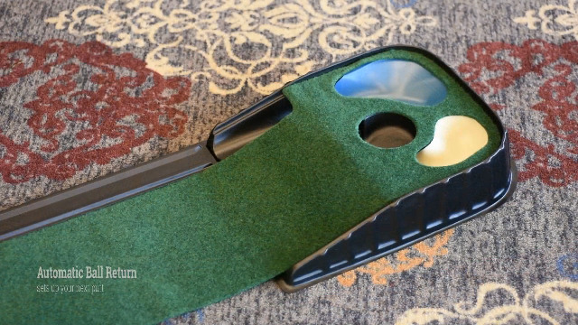 Amazon.com : JEF World Of Golf Hazard Deluxe Putting Mat(Green