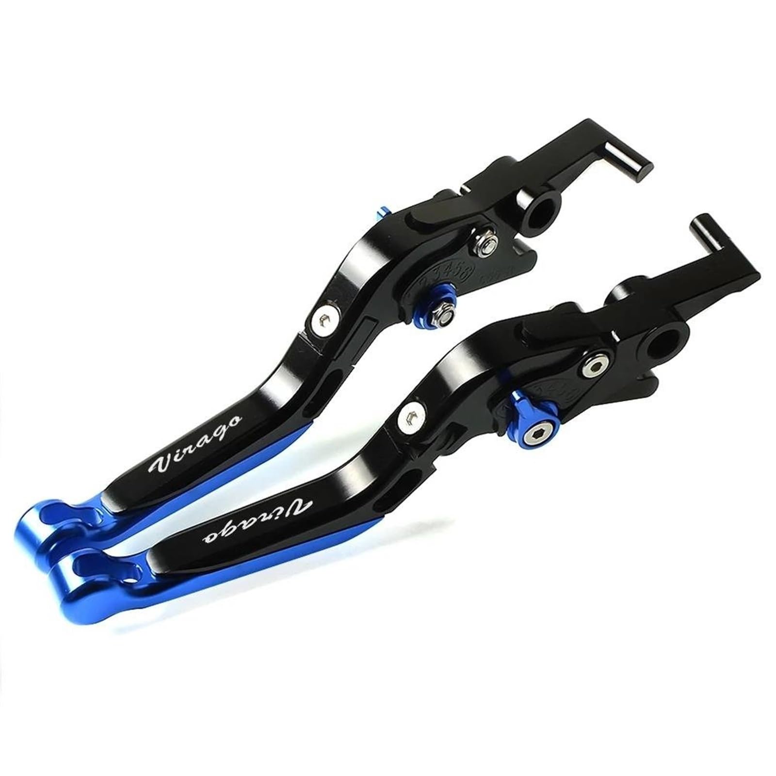 Blblxqbl Color 1 Motorcycle Brake Handle Levers For Xv1000 Xv535 Xv700 Xv750 Xv1100 Virago Xv750se Virago Motorcycle Brake Clutch Levers Adjustable Cnc Accessories(Color 1)