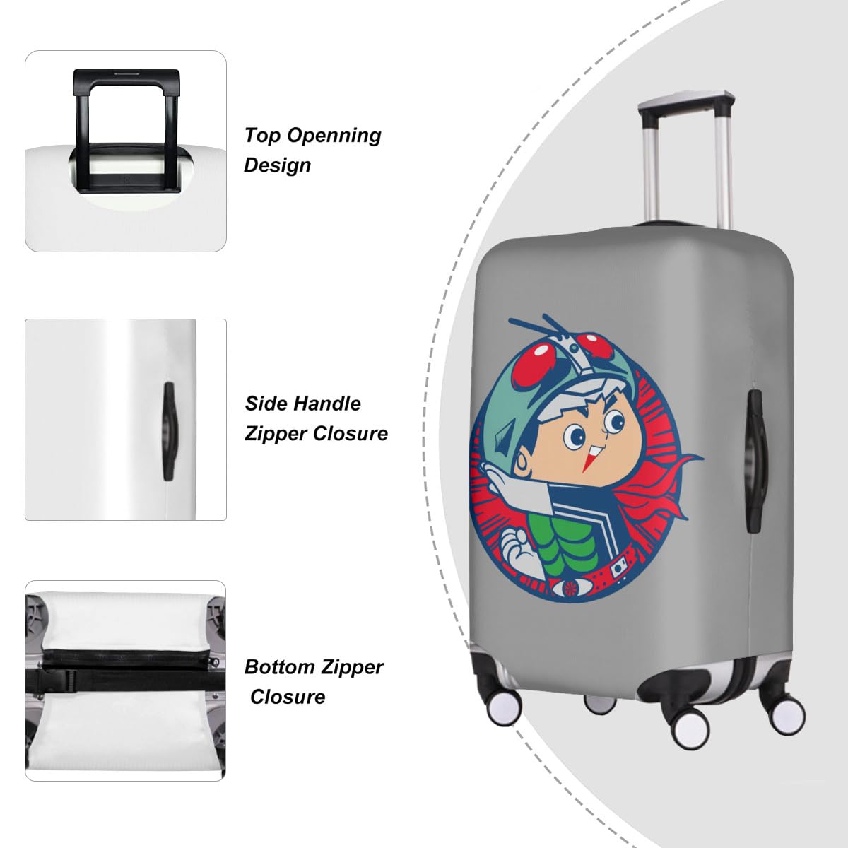 Amazon.co.jp: 広島 東洋カープ カープ坊や スーツケースカバー 荷物