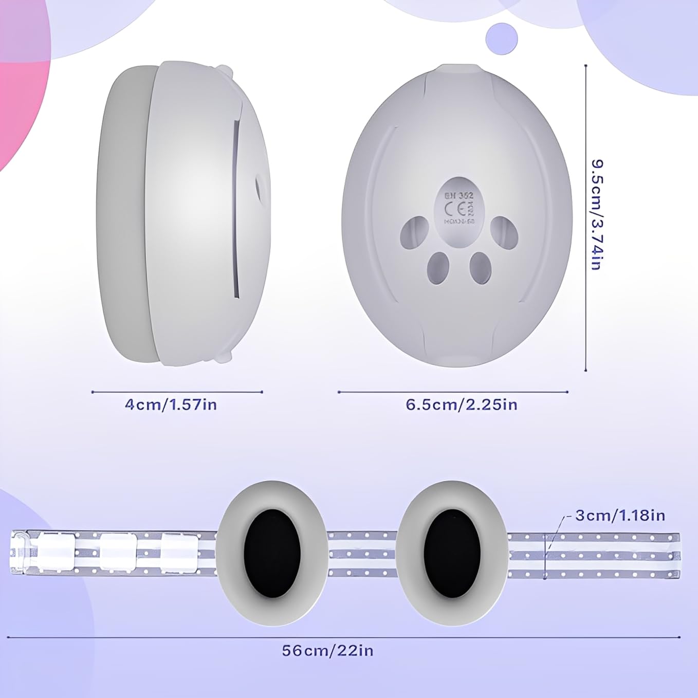 Baby Ear Defender for Babies and Toddlers up to 36 Months - Image 2