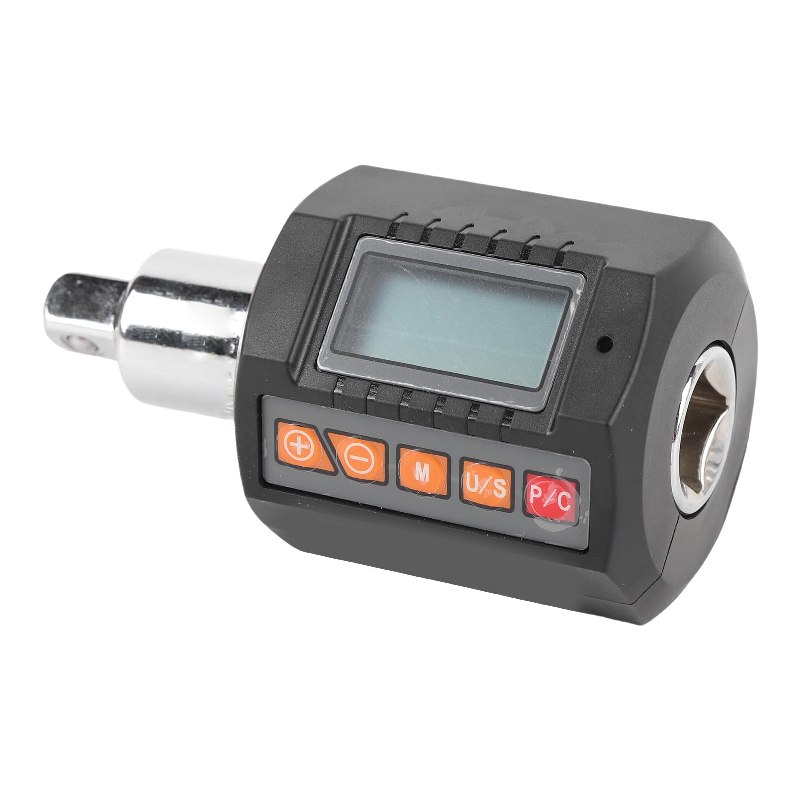 Marhynchus Cyfrowy Adapter Skrętny, ABS Cyfrowy Adapter Klucza Skrętnego 20 do 200 Nm 0,1 Nm Wyświetlacz z Podświetleniem LED Sygnał Dźwiękowy Automatyczne Wyłączanie w Przypadku Wąskich Obszarów