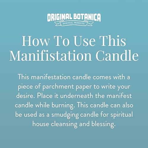 Miniatura 1 de Original Botanica Salud Big Al Manifestación Vela Espiritual Sanación Limpieza Mágica Positiva Energía Negativa Oración Protección de Chakra