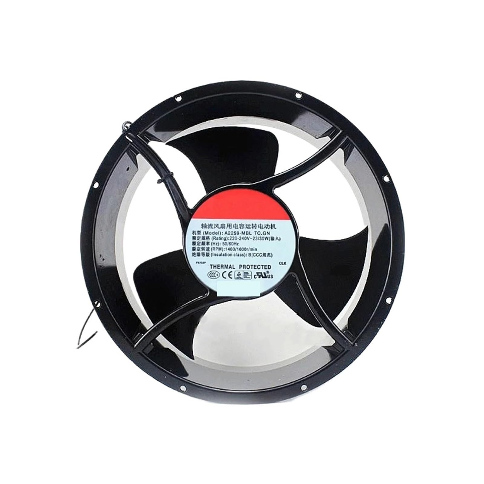 Ventilateur de refroidissement A2259MBL contre la surchauffe d'armoire
