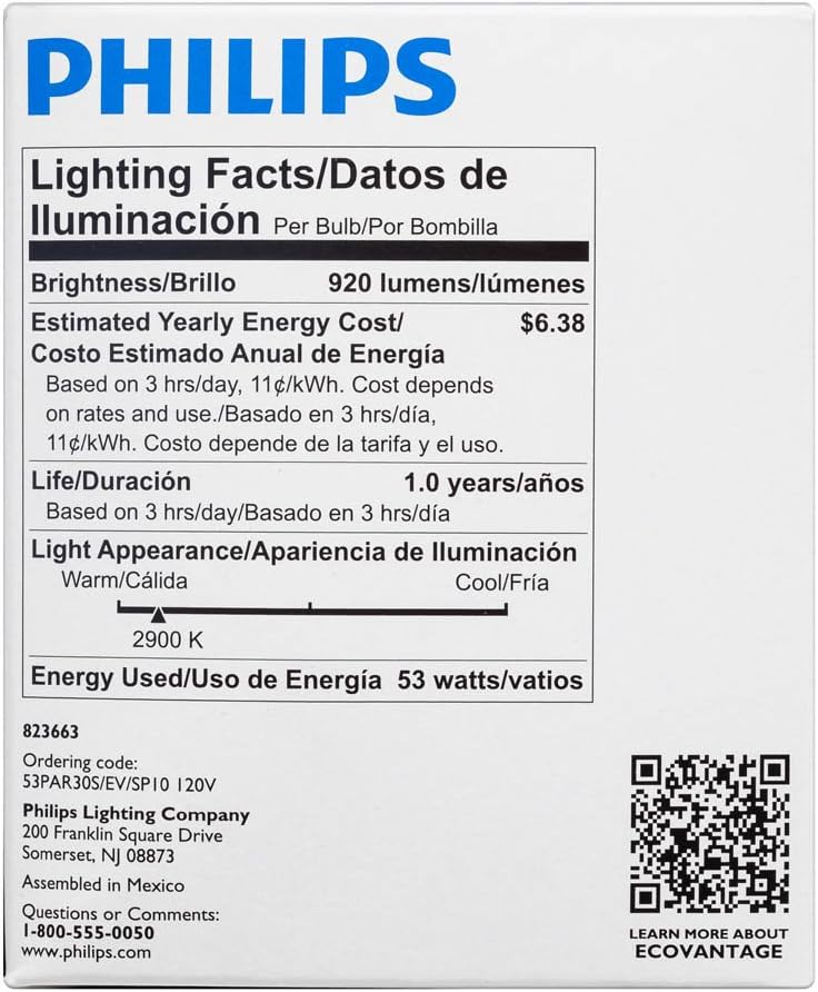 Lighting Facts Label