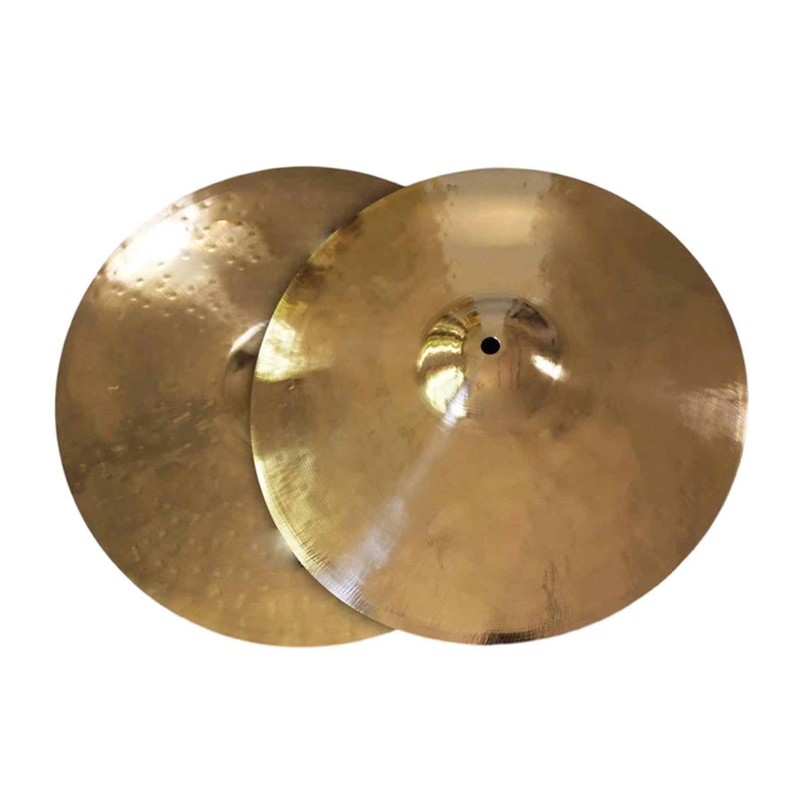 Profesjonalna Talerz Profesjonalny Talerz Hi Hats 12-16 Cali Dwuczęściowy Jasny Brąz Ręcznie Robiony Na Bęben(16 inch)