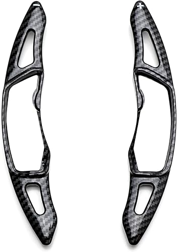 Miniatura 8 de iJDMTOY Extensiones de palanca de cambios de paleta de paletas de fibra de caron forjada más grandes compatibles con Subaru BRZ Impreza WRX Legacy