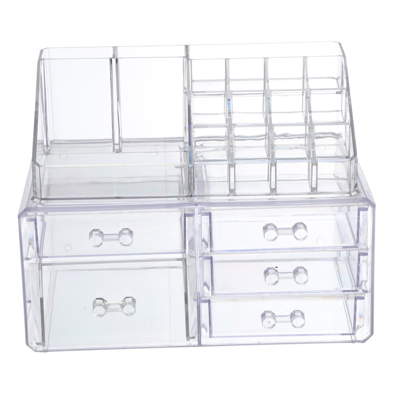 Organisateur de Maquillage à Tiroirs en Acrylique pour Bureau