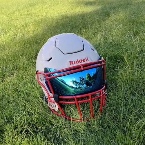Image of Football Helmet Visor Anti-Fog Scratch Resistant Used for Axiom Helmets for Youth & Adult