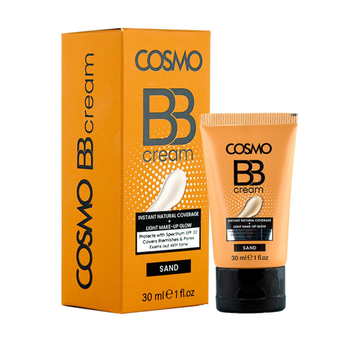 Cosmo BB Cream Sand 30ml | Instant Natural Coverage & Light Make Up Glow | SPF 30 Sun Protection | Evens Out Skin Tone & Covers Blemishes | Lightweight Wear | Suitable For All Skin Types | Foundation-picture-11