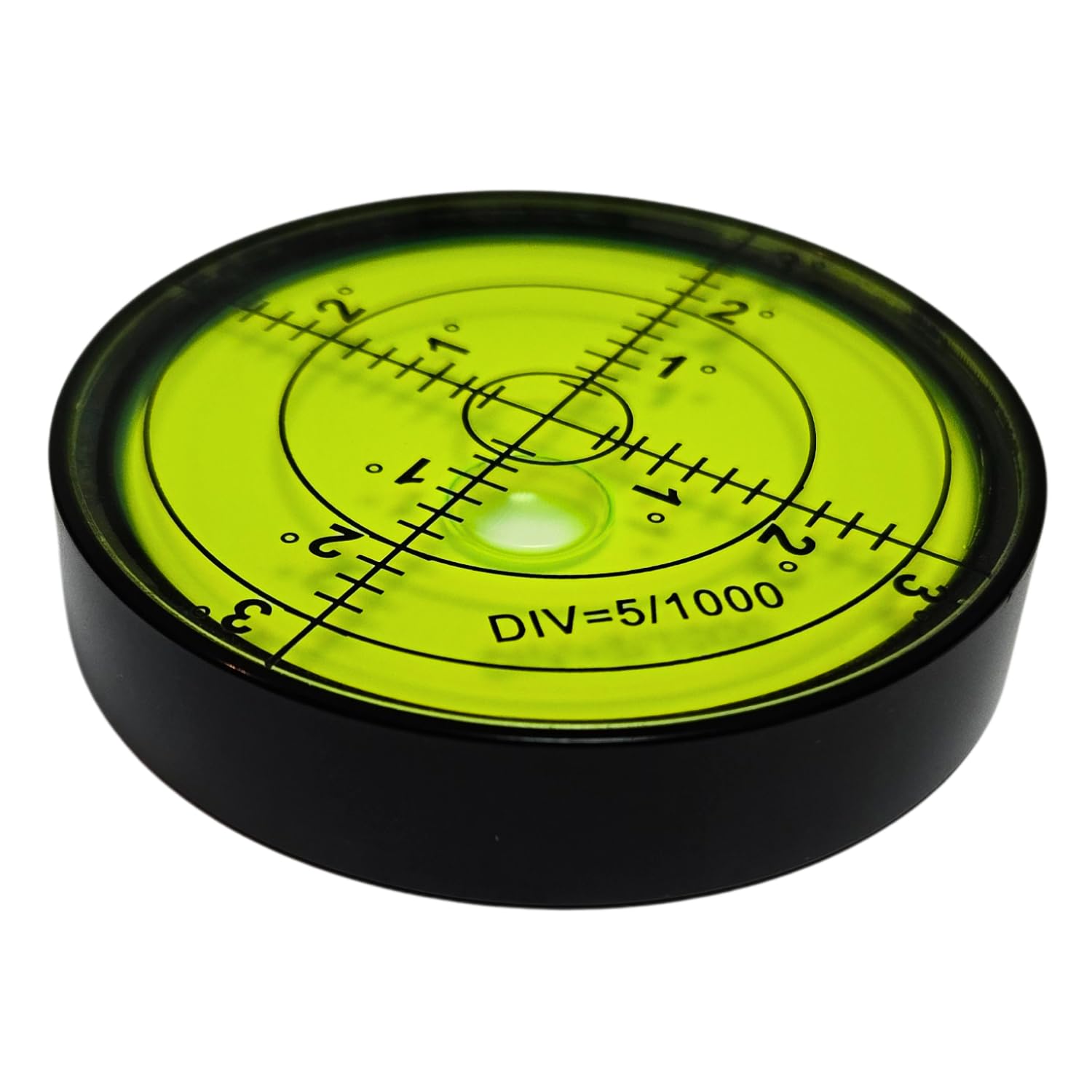 Fotoconic Livella professionale magnetica circolare a bolla, alta precisione, con scala graduata (nero)