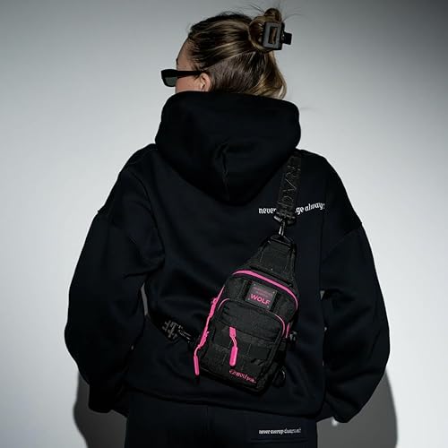 Miniatura 16 de WOLFpak Mini mochila táctica 4L (verde OD) mochila cruzada compacta para gimnasio, viajes y EDC | Bolsa de hombro táctica con múltiples bolsillos -