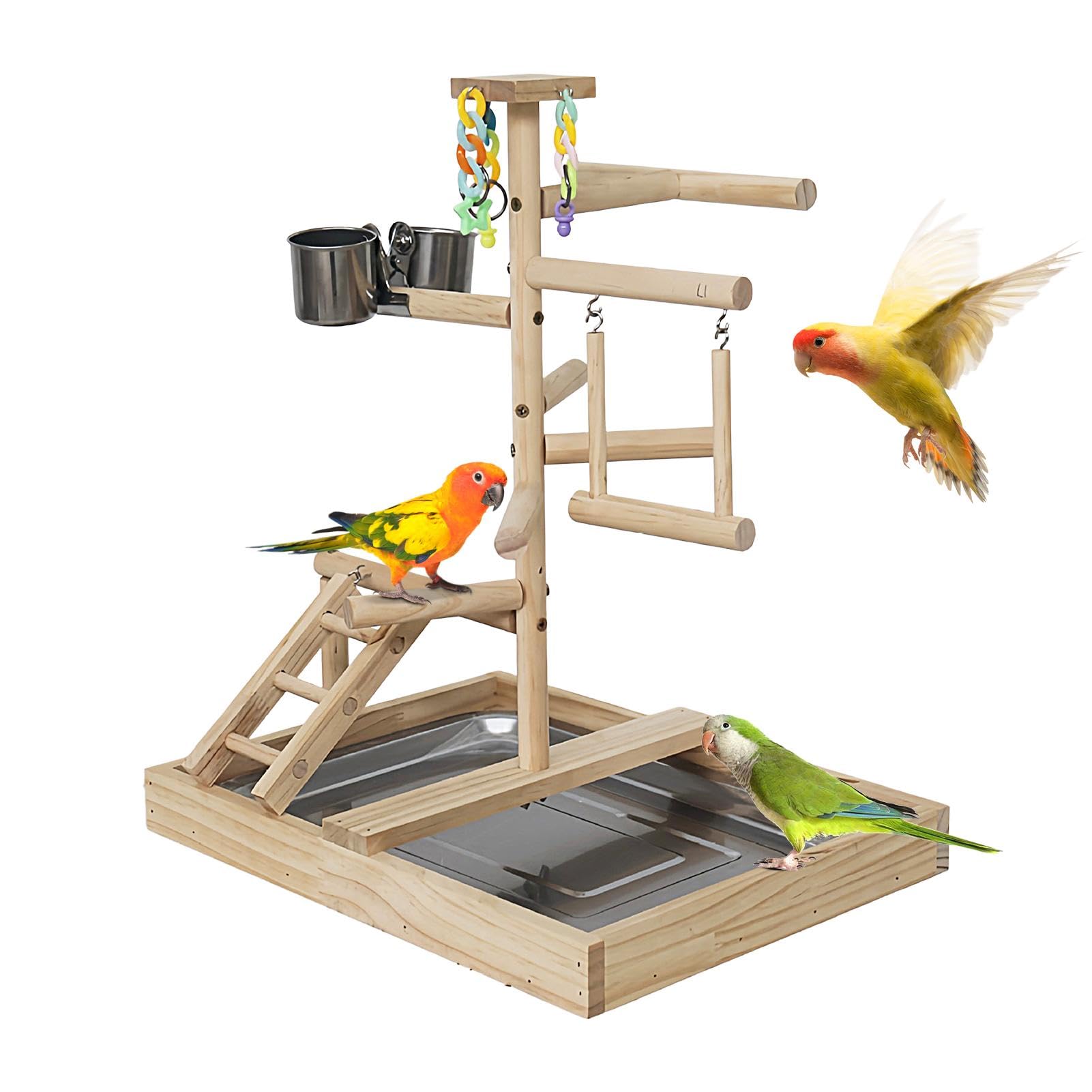 Parrot Play Stand Parrot Playground | Soporte de perca para loros