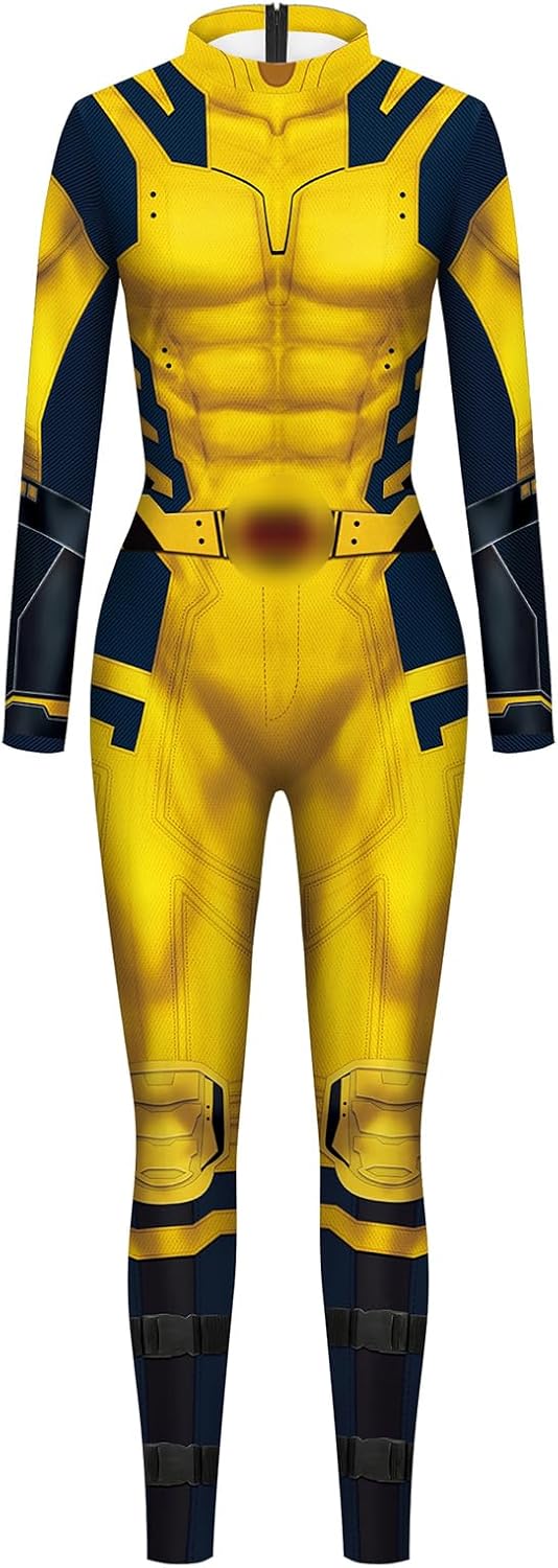 Halloween Superhero Bodysuit for Men Women Costumes 3D Print Zentai Jumpsuit Outfit for Adult cosplay party - Image 6