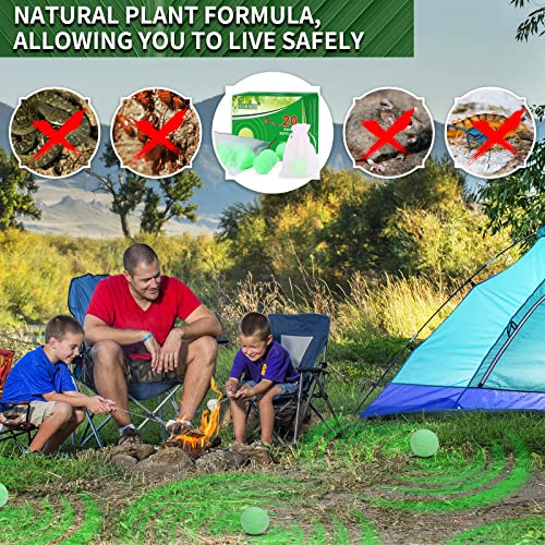 20Pcs Snake Away Repellent, Snake Repellent Balls For Outdoors Indoor Snakes Rats And Other Pests, For Yard Lawn Garden Camping Fishing, Pest Insect Control #TOP4
