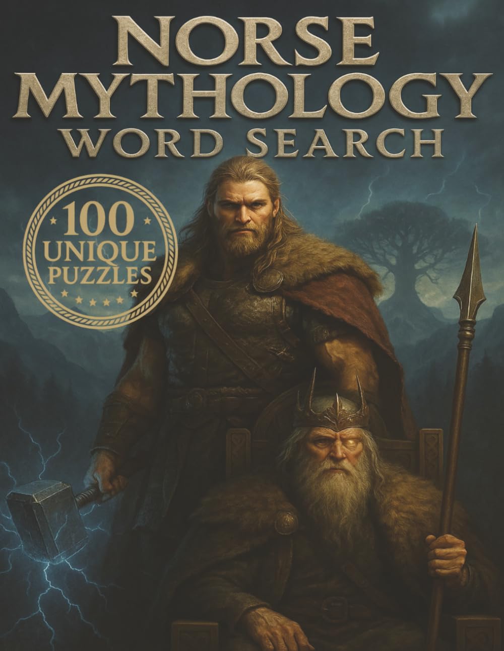 Norse Mythology Word Search: 100 Challenging Norse Mythology Word Search Puzzles | Large Print Book for Teens and Adults