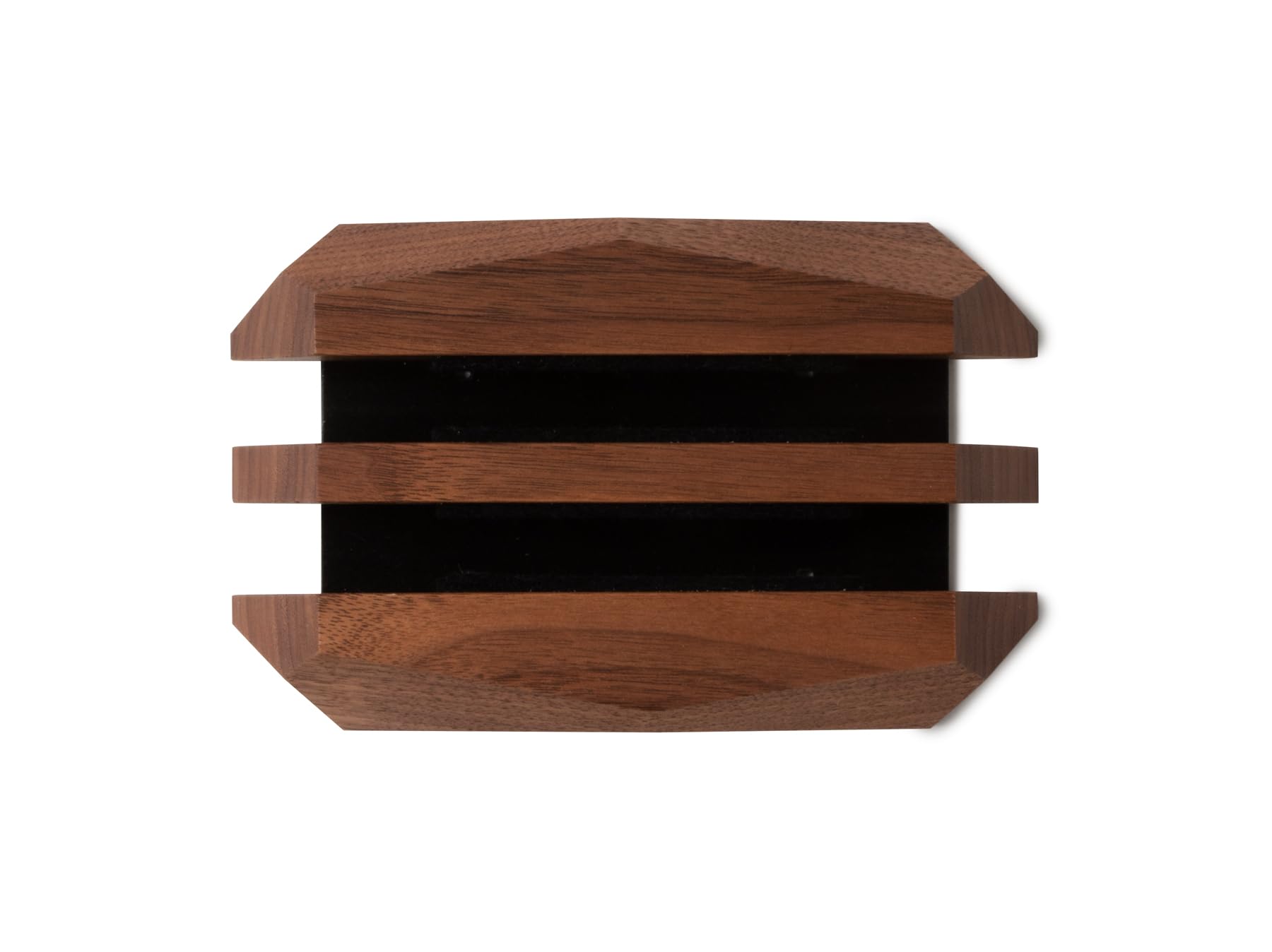 Oakywood - Laptop Ständer Vertikal - Laptop Stand aus Holz - Halterung für 2 Laptops, Verstellbar - Kompatibel mit MacBook Pro, Kompatibel mit MacBook Air, Kompatibel mit iPad - Walnuss