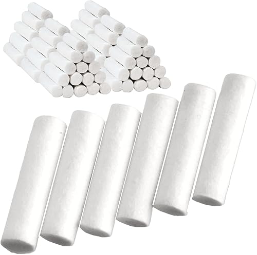 Rollos de gasa de algodón dentales paquete para boca y hemorragias nasales  #2 mediano de 1.5 pulgadas, no estéril, 100% algodón de alta absorción