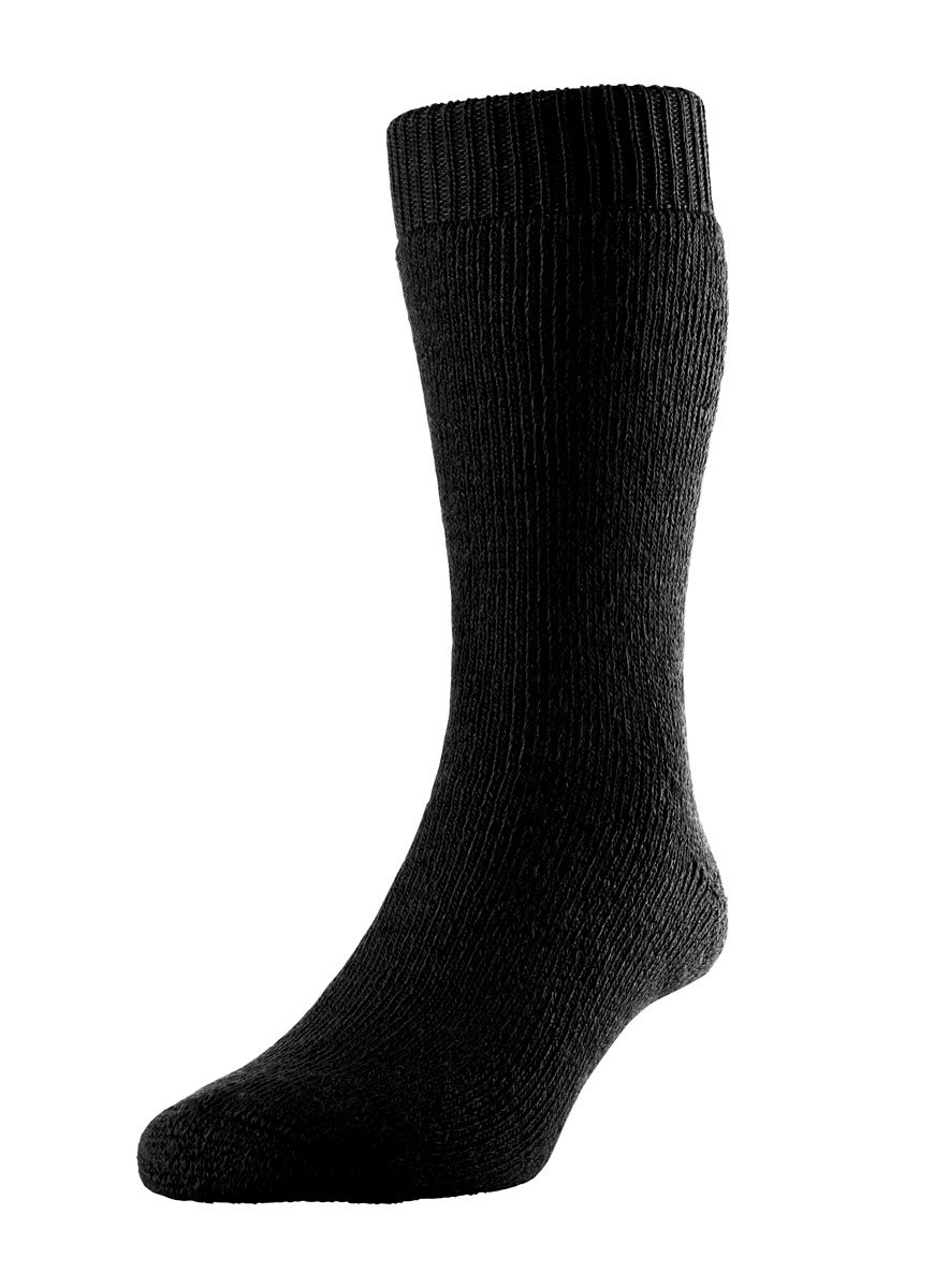 HJ Hall ProTrek Rambler 65% Wool Hiking Boot Socks HJ800 Size XL 11.5-13 Black