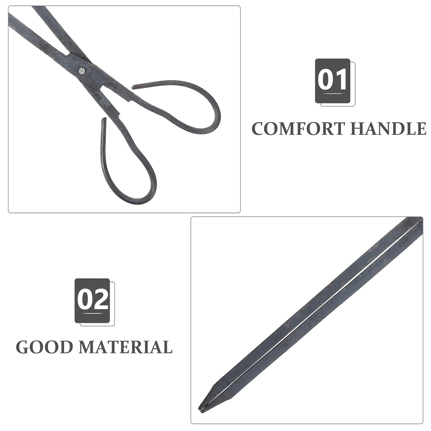 Didiseaon Portable Trash Picker with Non-Skid Handle Grabber Tool Made of Sturdy Iron Material Practical Waste Paper Grabber for Household and Outdoor Cleaning for Elderly Use
