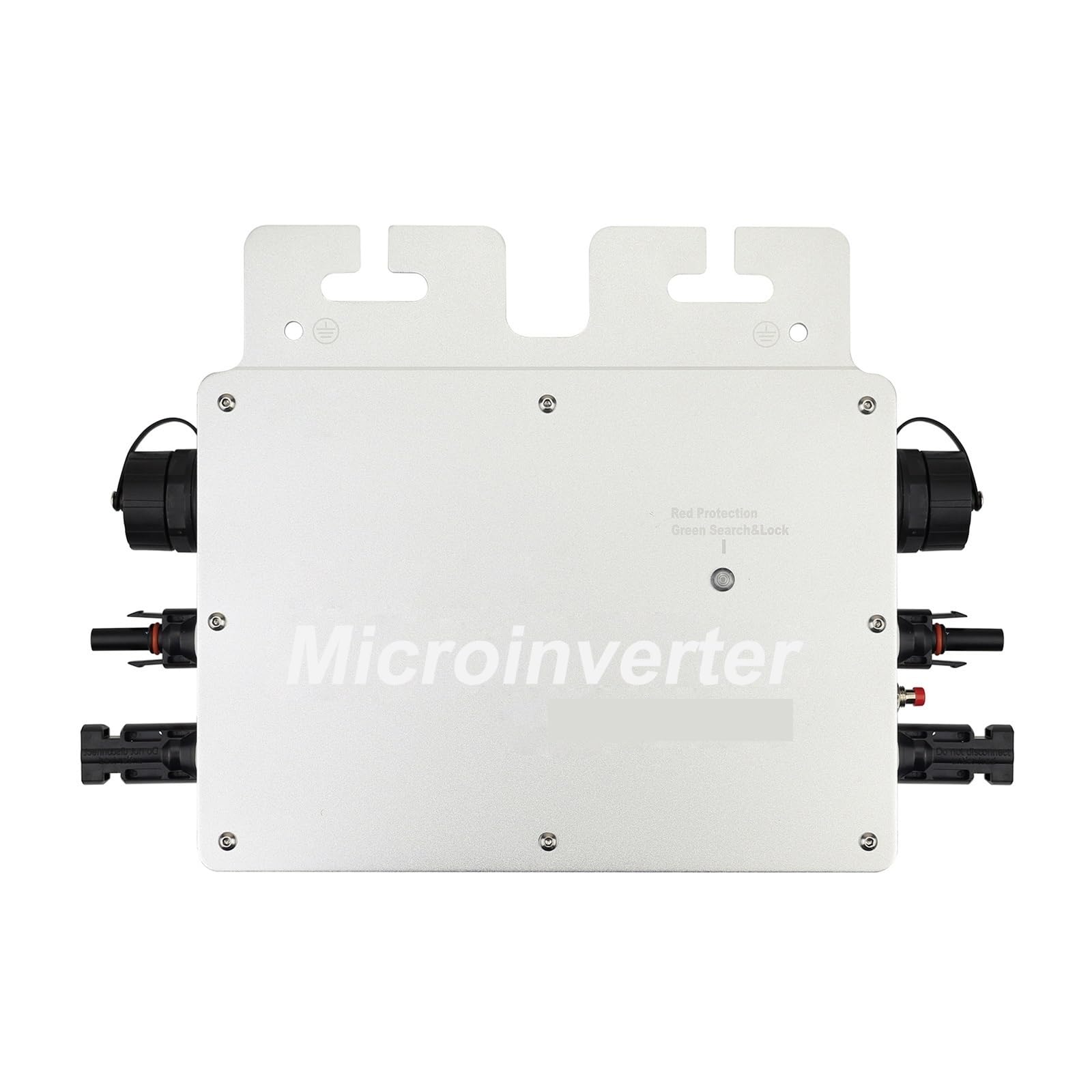 Microinversor Solar 800W 700W Grid Tie Micro Inversor Solar 230VAC Micro Inversor MPPT Operando 20-50V con WiFi Monitor IP65 A Prueba De Agua(Silver 700W)