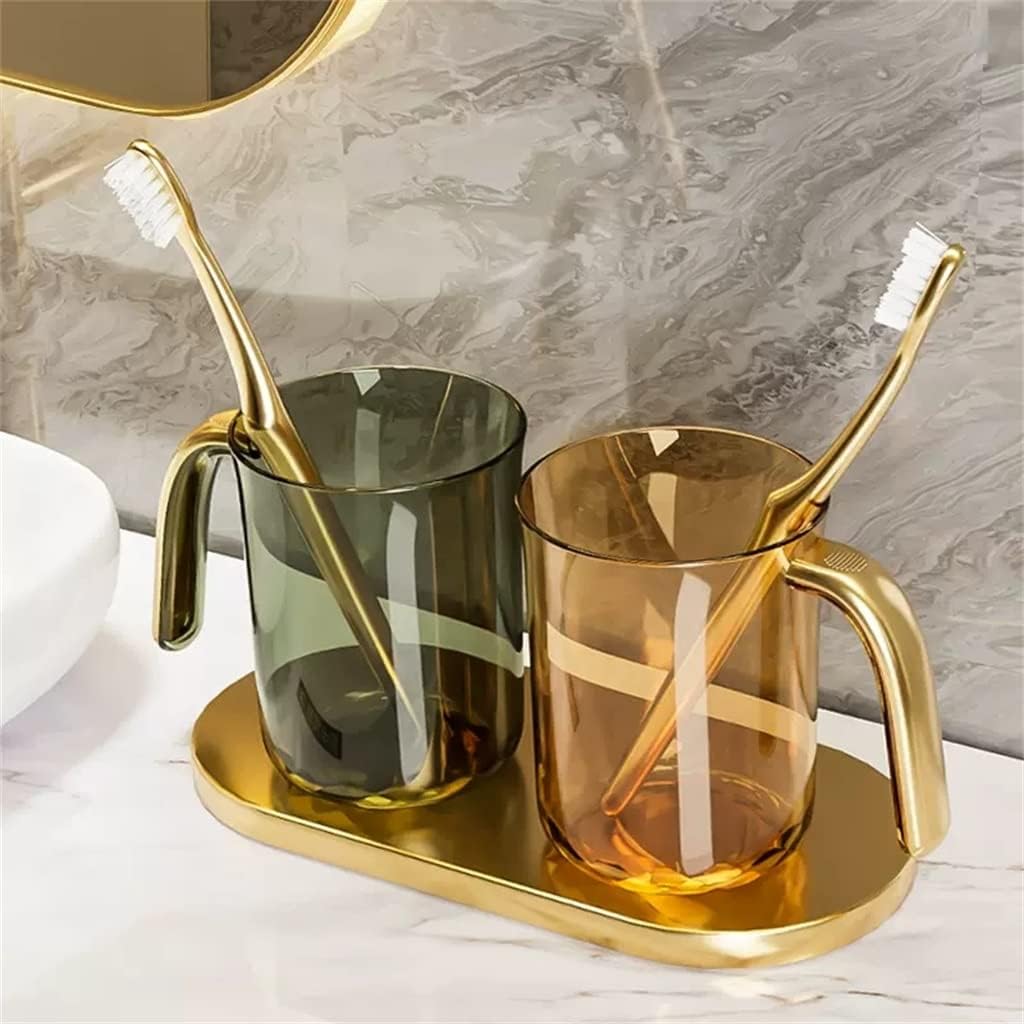 Toothbrushing Cup Wash Mouth Cup Male Toothbrush Tooth Cylinder Tooth Set Female Couple Household Set