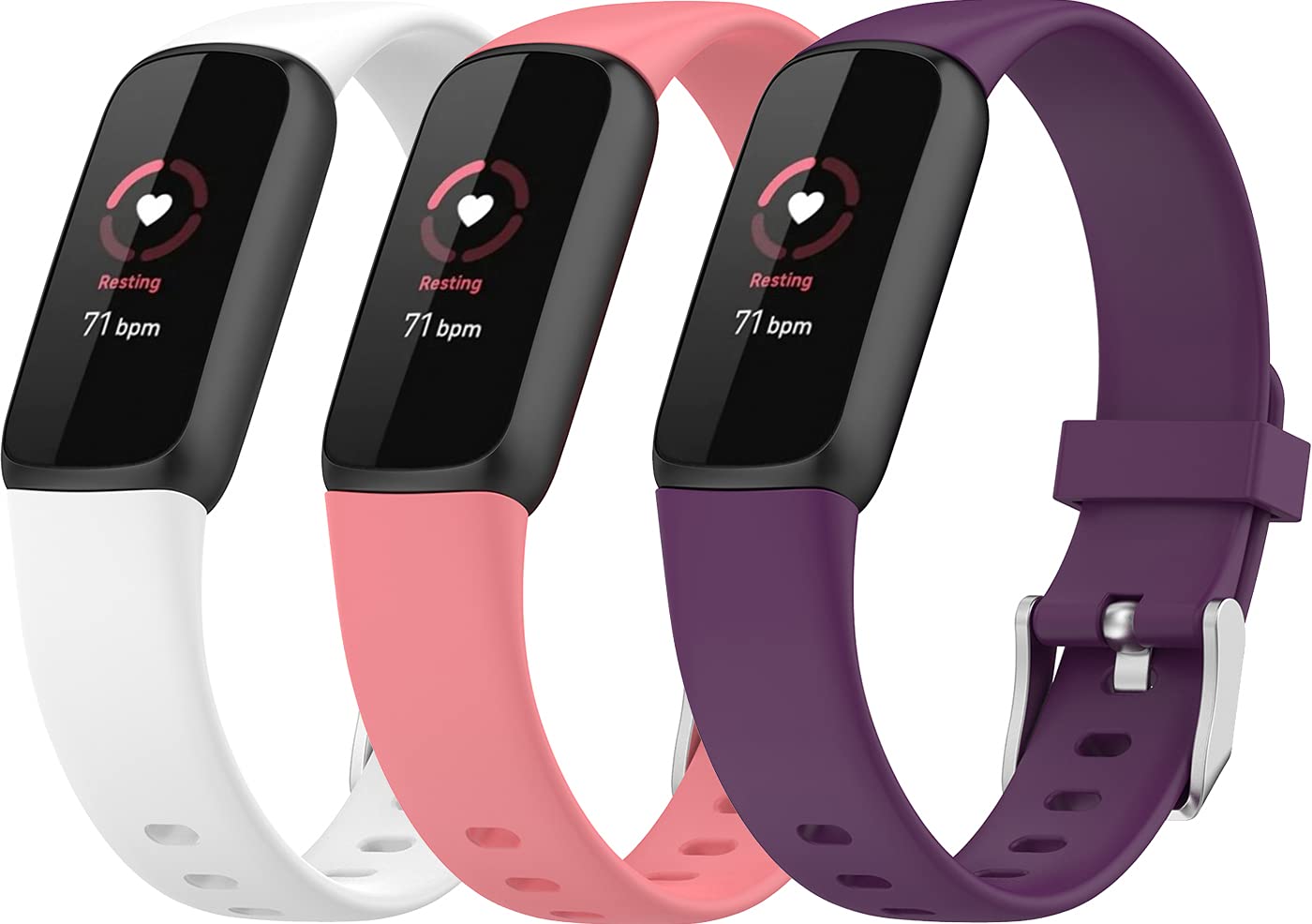 Shieranlee Watch Band Compatible with Fitbit Luxe Activity Tracker - Watch Band Replacement Silicone Strap โ image 1