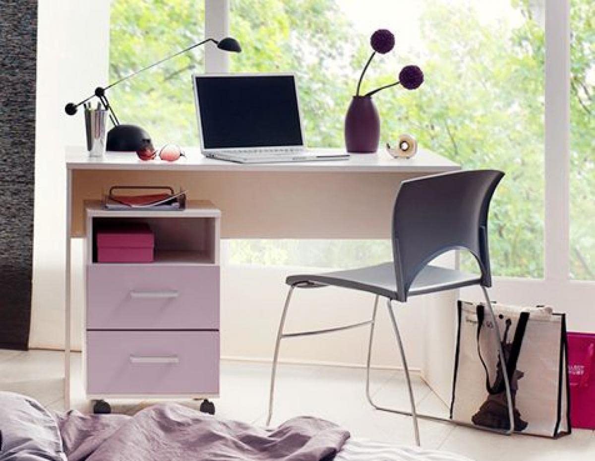 Jugendzimmer Berlin weiß matt Flieder 5-TLG. EAN 4260498522767