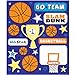 K&Company Basketball Sticker Medley