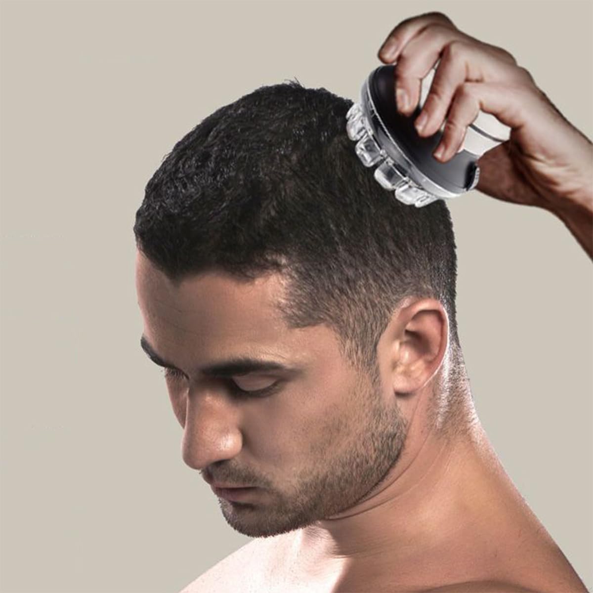 Head Shaver Rasoio Elettrico Rotante Rasoi a Testa Calva per Uomo Tagliacapelli Elettrico USB