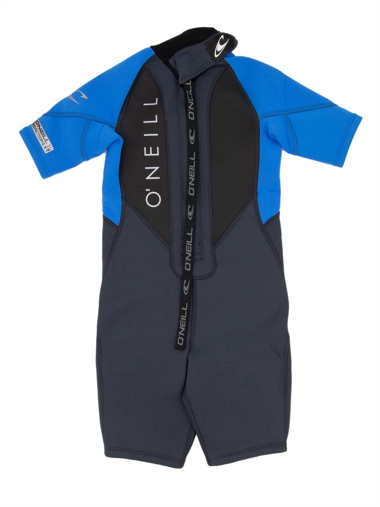 Snapklik.com : ONeill Reactor 2 Kids Shorty Wetsuit 6 Graphite/Brite Blue
