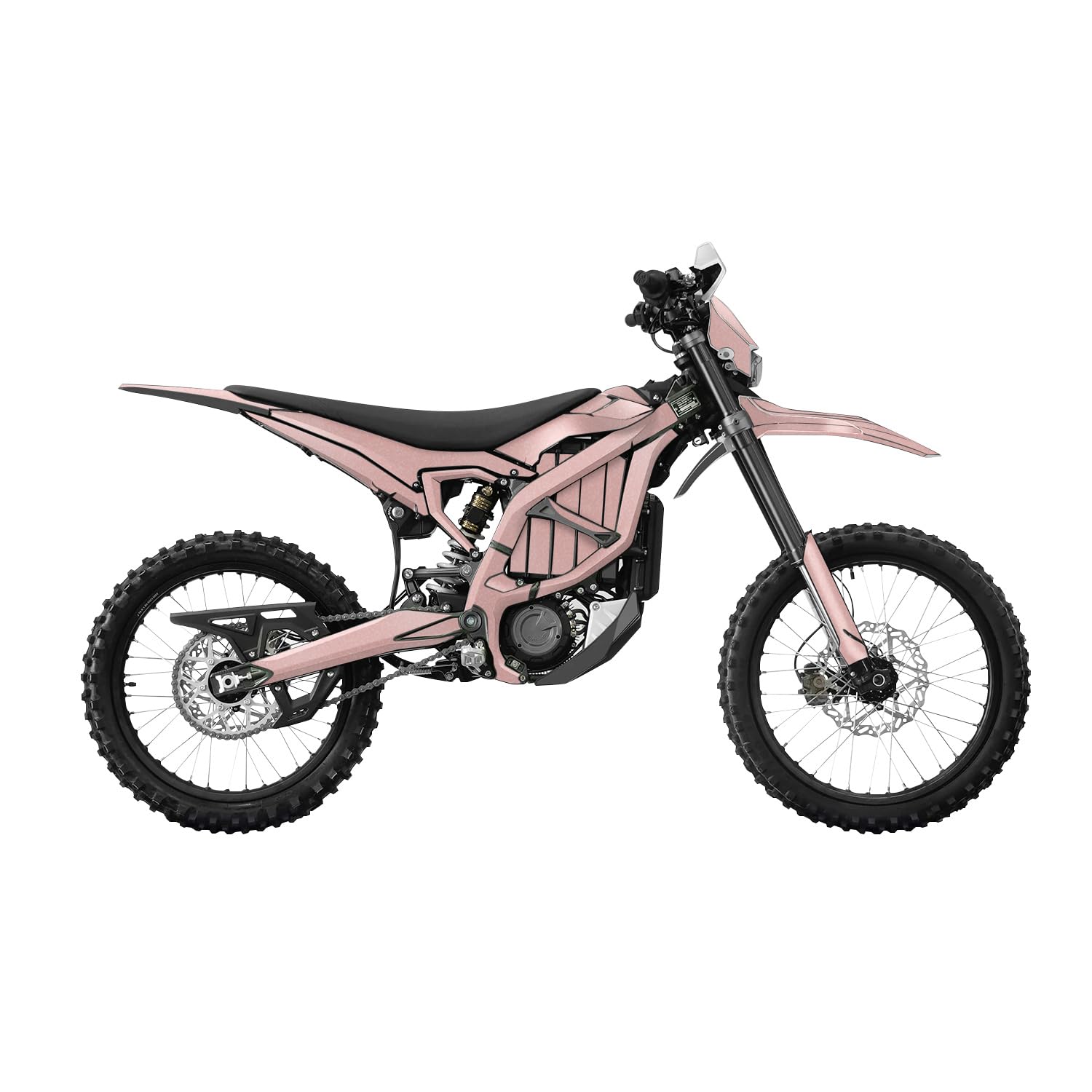 Glossy Glitter Surron Ultra Bee Graphics Kit Wrap - Solid Blush - Sur-Ron Skin - Premium 3M Vinyl Protective Wrap Decal Cover - Easy to Apply | Crafted in The USA by MightySkins
