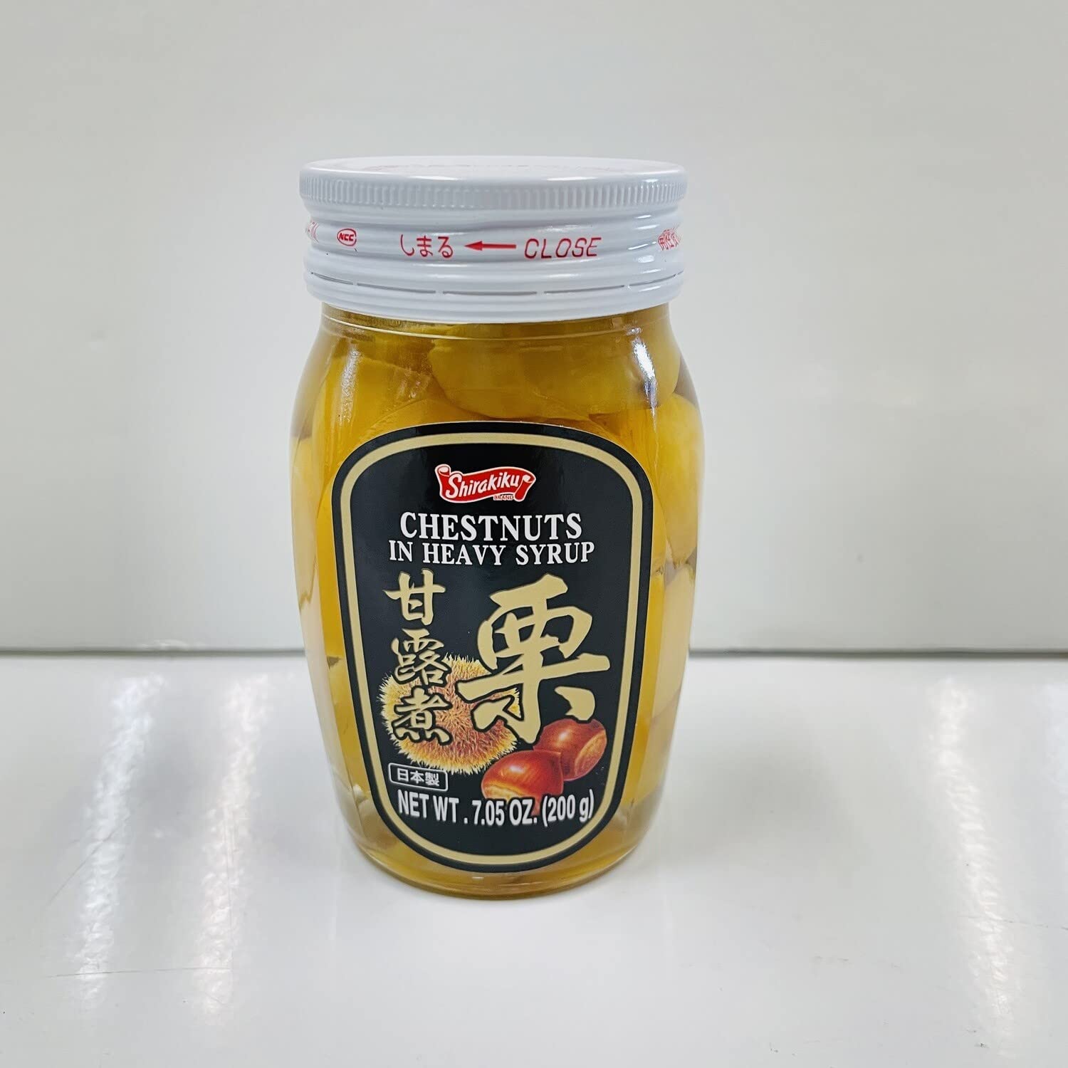 Amazon.com : Shirakiku Kuri Kanroni Chestnuts in Heavy Syrup 7.05