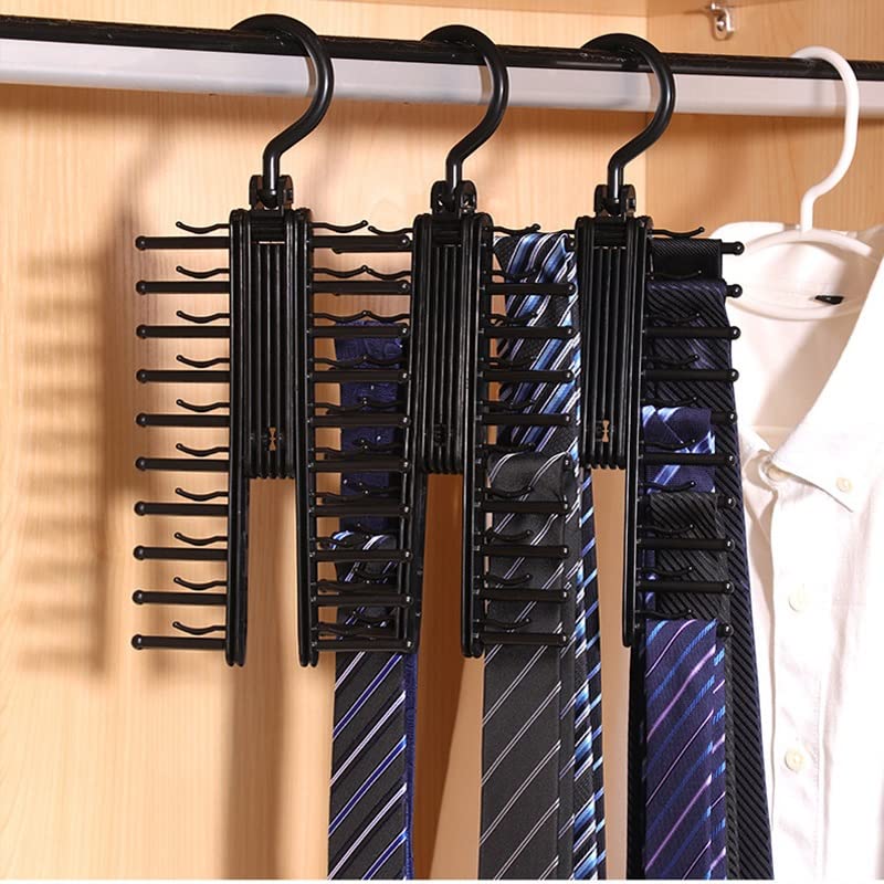 Fini les foulards qui glissent avec le rack de rangement à attache réglable