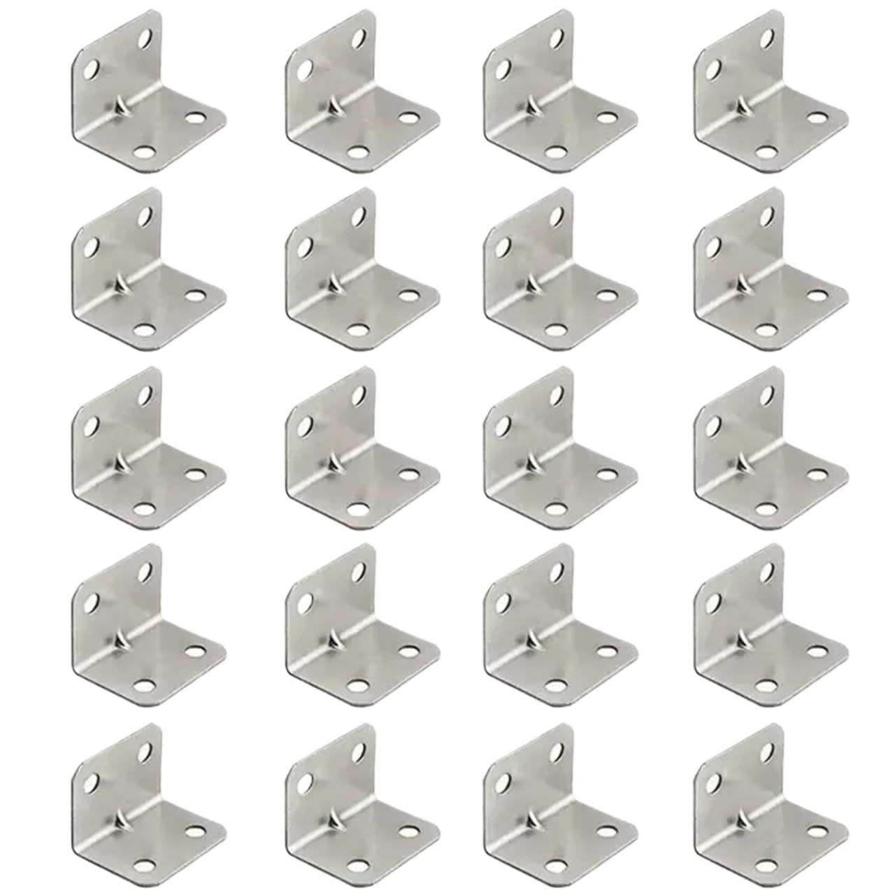 Ryqzhhy 20Pcs Lift Off Hinges 90 Degree Angle Bracket Metal Fixed Connector For Table Chair Cabinet Wardrobe(20Pcs)
