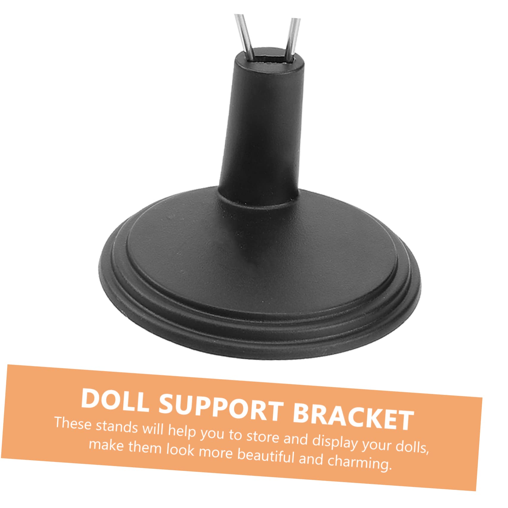 Totority 3sets Vintage Dolls Storage Rack Portable Doll Stand Adjustable Stand Fashion Display Rack 6pcs*3