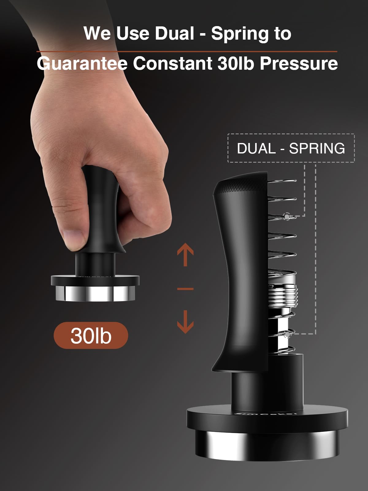 Premium 51mm Espresso Tamper - Consistent Pressure -4