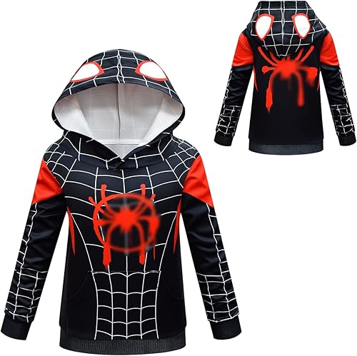 YUVRAJ Sudadera con capucha gráfica para niños 5-10 años