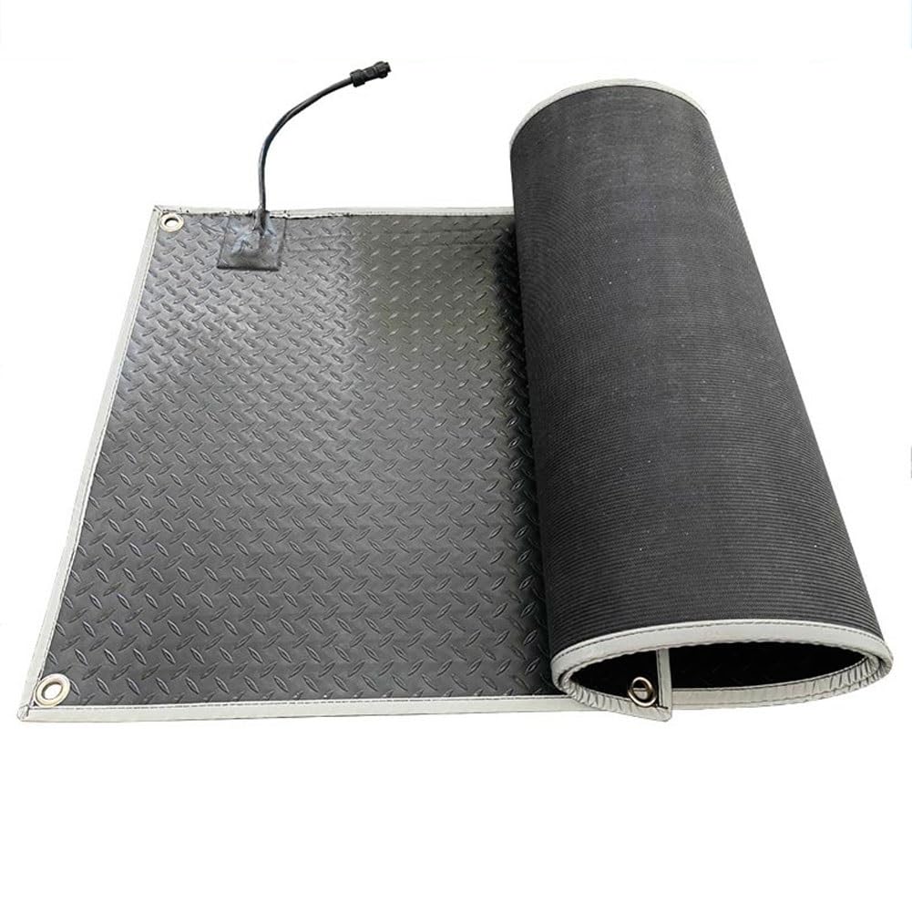 Tapis D'extérieur Chauffants, Tapis De Fonte De Neige Chauffant D'extérieur pour Allée, Tapis De Fonte De Neige Chauffant pour Escaliers, Tapis D'extérieur Chauffant(33x121.9cm/13x48in)