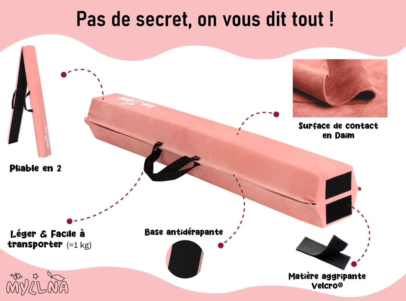 Poutre Gymnastique Pliable
