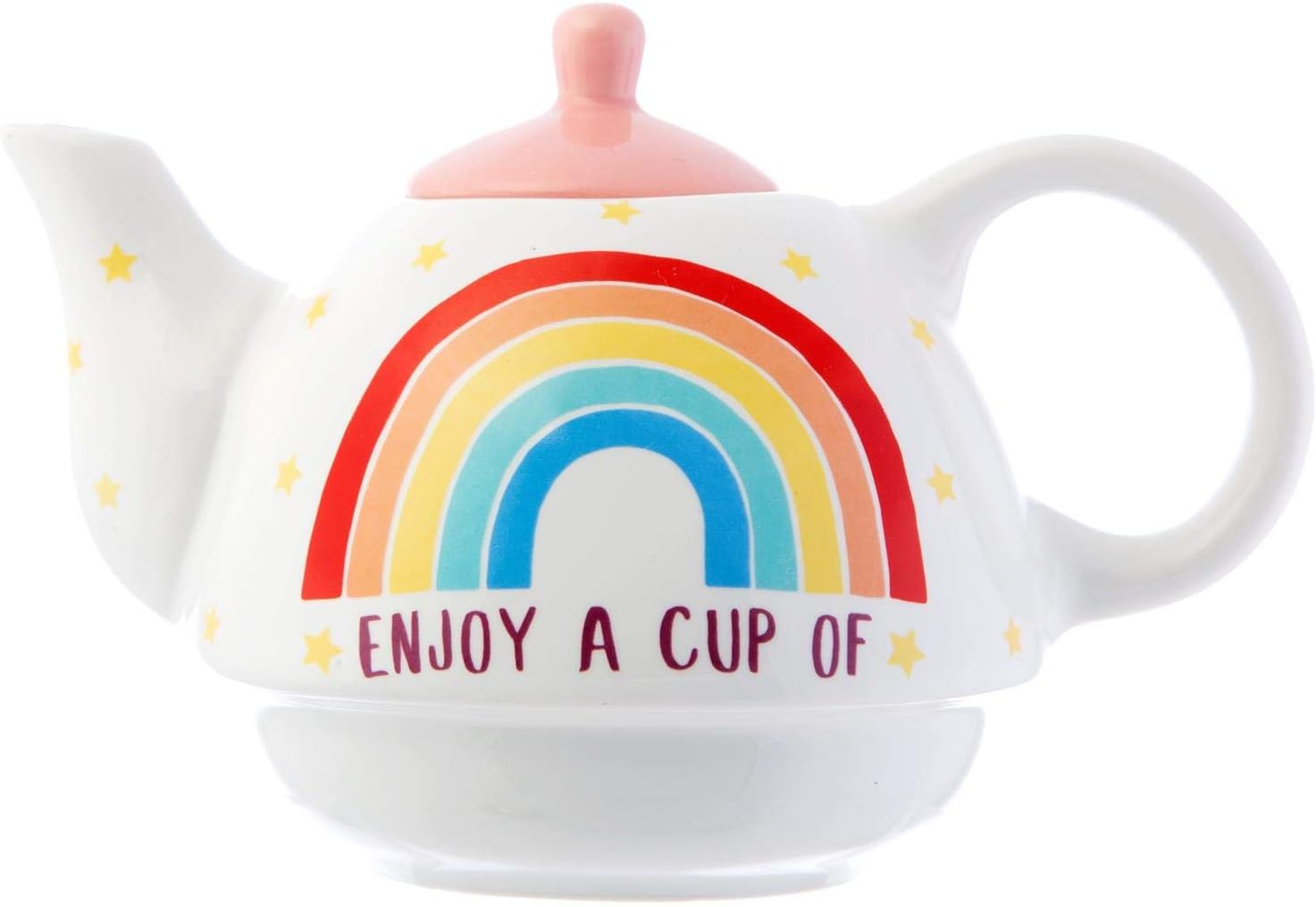 Sass and Belle Rainbow Positivitea Tea Pot Set For One