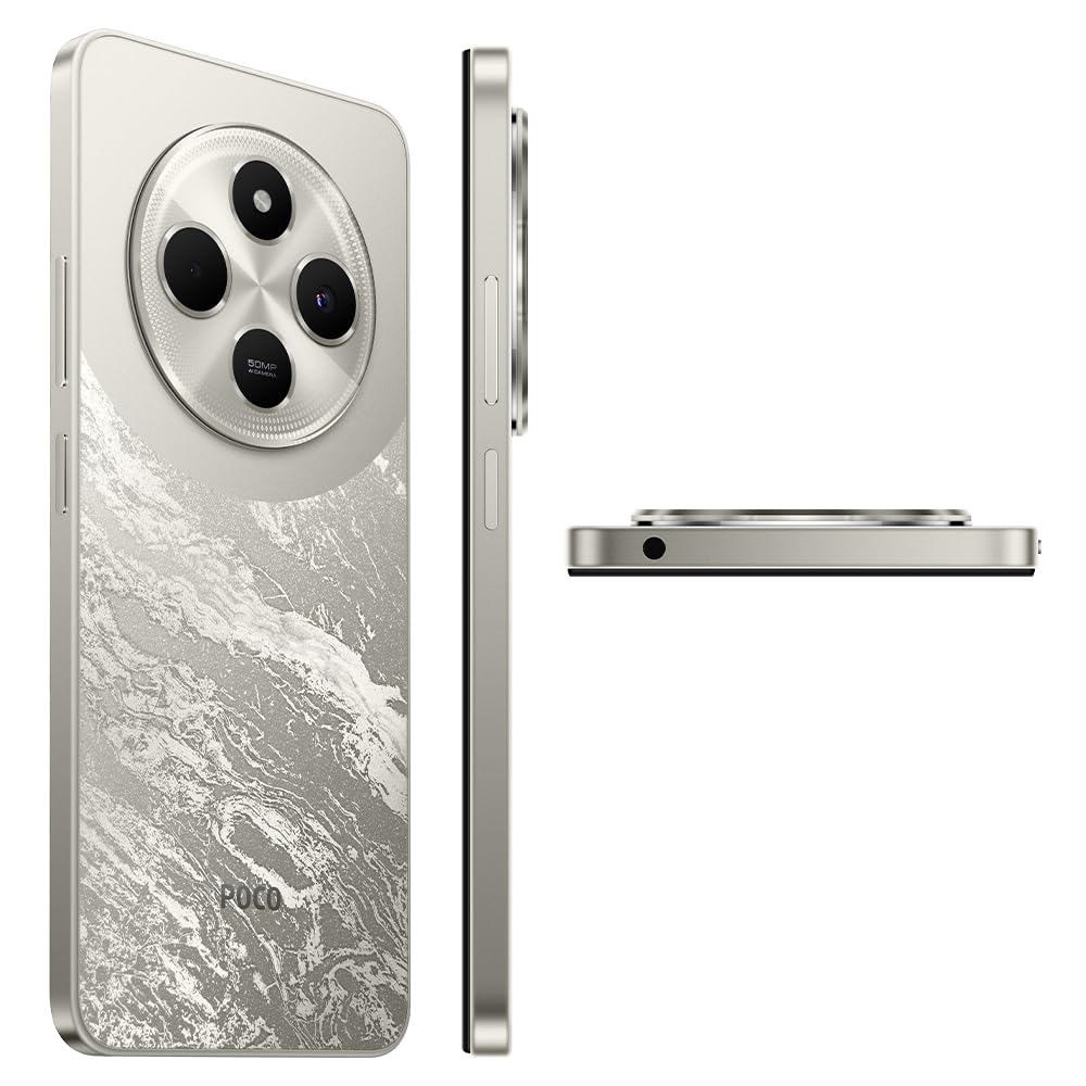 Xiaomi Poco C75 Smartphone 8+256GB No Contract Cell Phone 6.88" Display MediaTek Helio G81 Octa-core Processor 50MP AI Triple Camera 5160mAh Battery NFC Dual SIM Oro